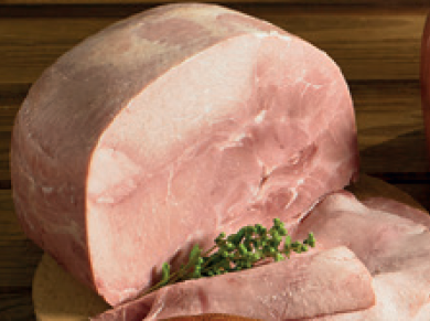 Jambon Blanc Supérieur S/C Sel Noirmoutier Demi - Ss Sel Nitrité VPF Pays De La Loire ~3kg